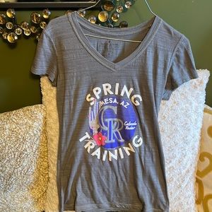 Fitted Colorado Rockies Spring Training T-Shirt